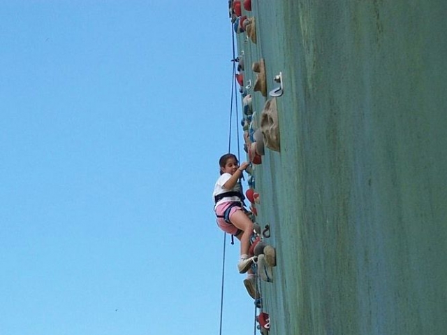 Escalada en rocodromo